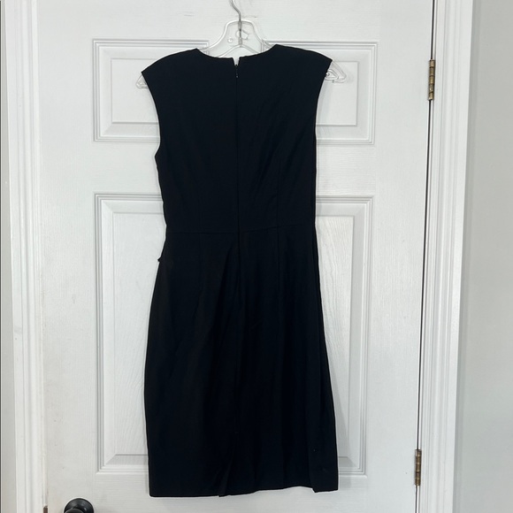 J. Crew Classic Black ruffle Midi Dress - Picture 4 of 5